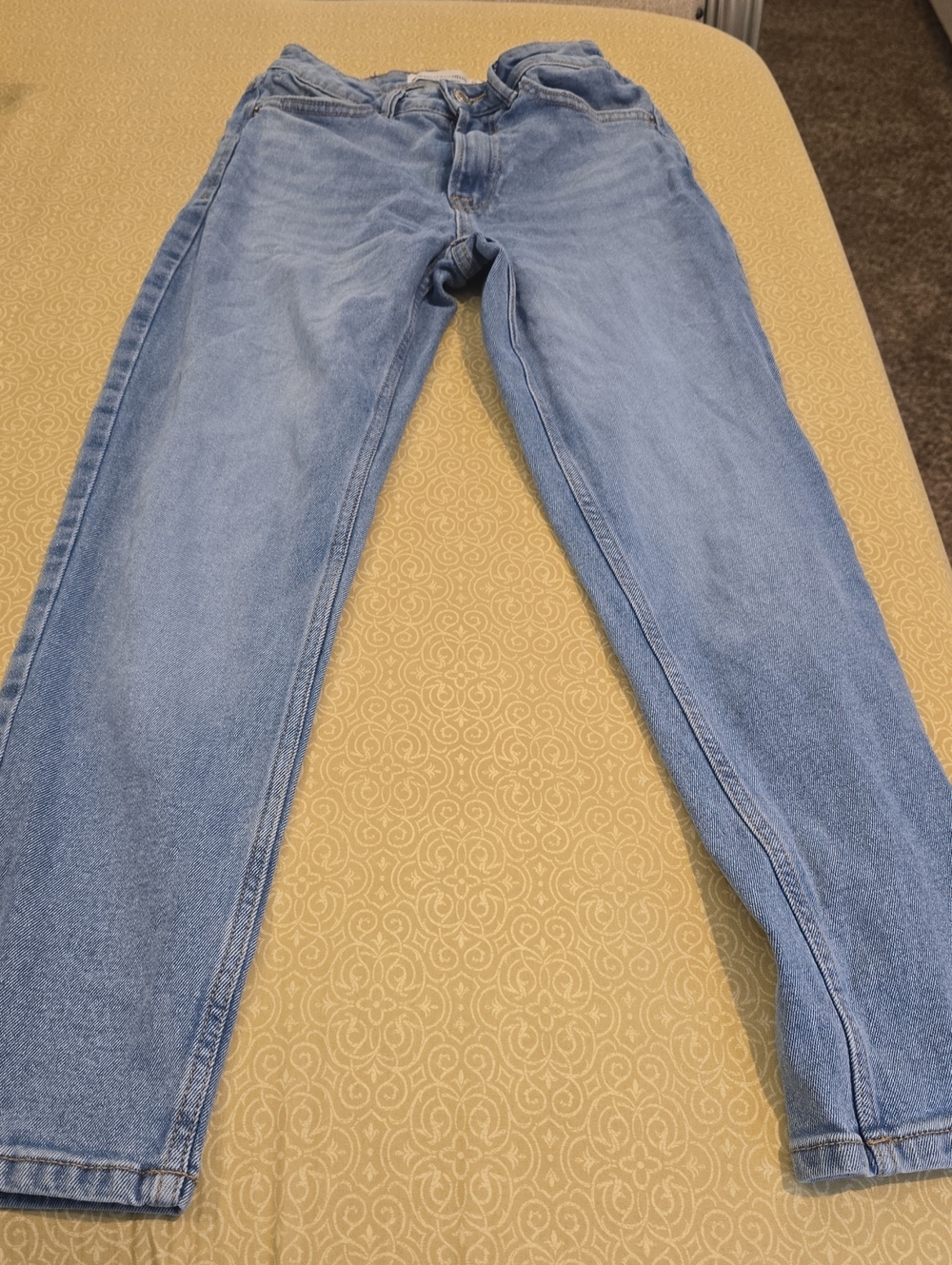 stradivarius Light Blue Straight  Jeans